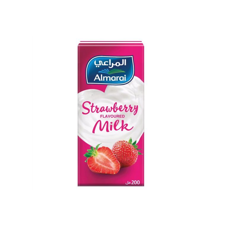 Al Marai UHT Milk Strawberry 200 ML 3.25