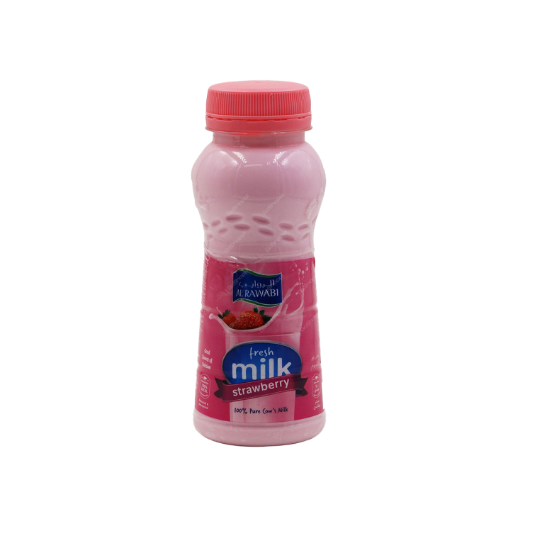 Al Rawabi Strawberry Milk 200 ML 2.25aed
