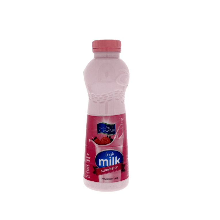 Al Rawabi Strawberry Milk 500 ML 3.75aed
