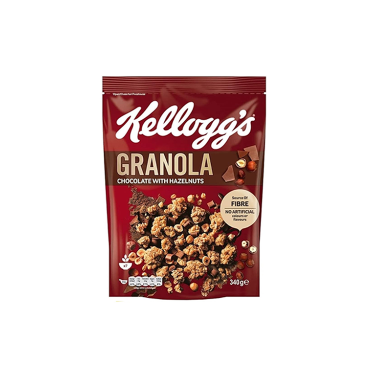 Kelloggs Granola Chocolate with Hazelnuts 340 GM 21.95 aed