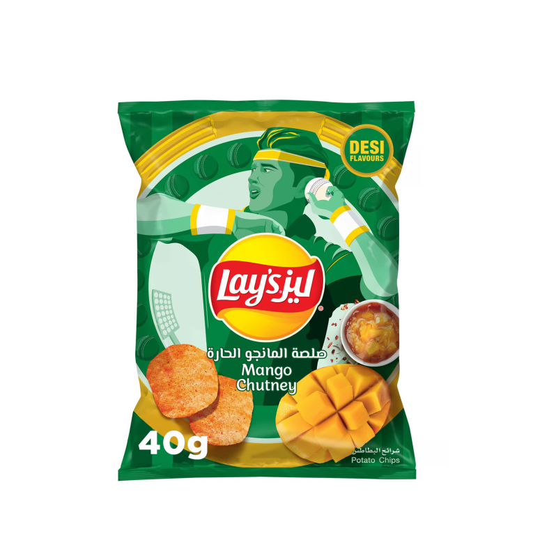 Lay’s Mango Chutney Potato Chips 40GM 2.95