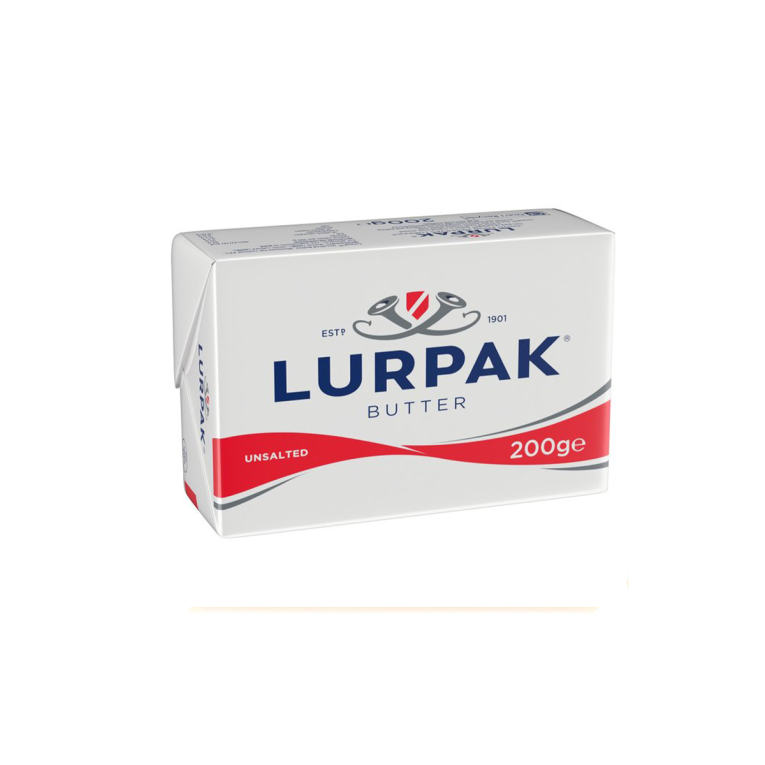 Lurpak Butter Un Salted 200 gm 25