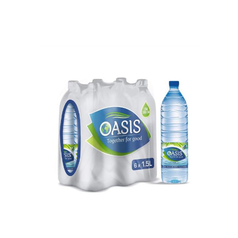 Oasis Bottled Drinking water 1.5L X 6BTL. 4.95