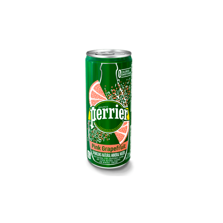 Perrier Water Can Pink Grapefruit 250 ML