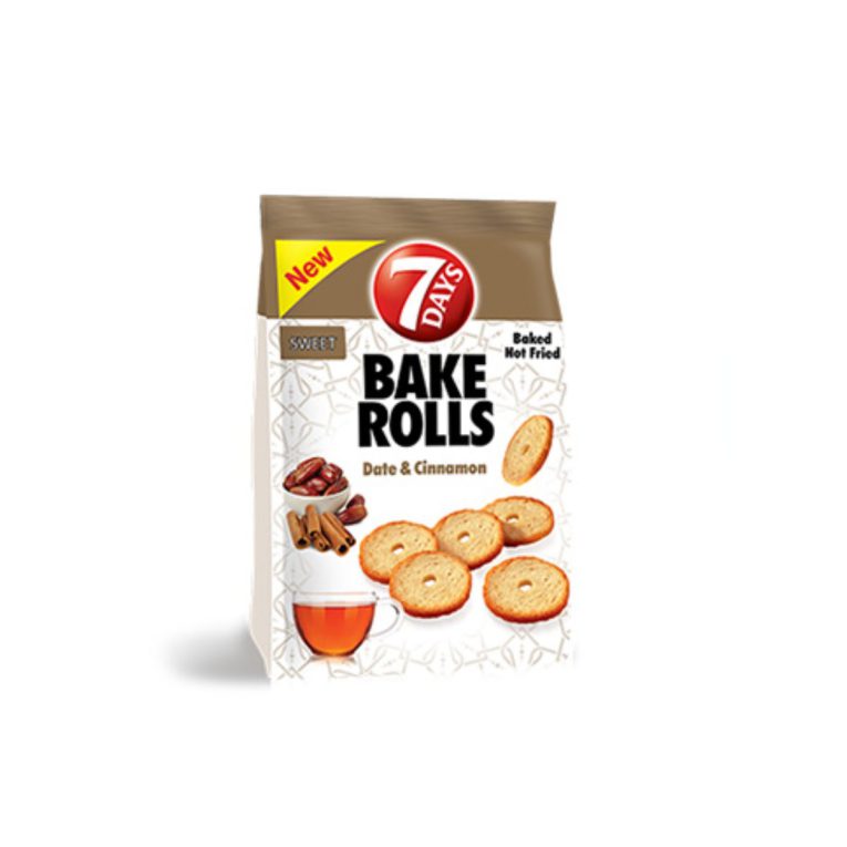 7 DAYS BAKE ROLLS DATE & CINNAMON 60GM