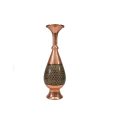 Sadat Copper And Khatam Sarahi Vase 30 Cm