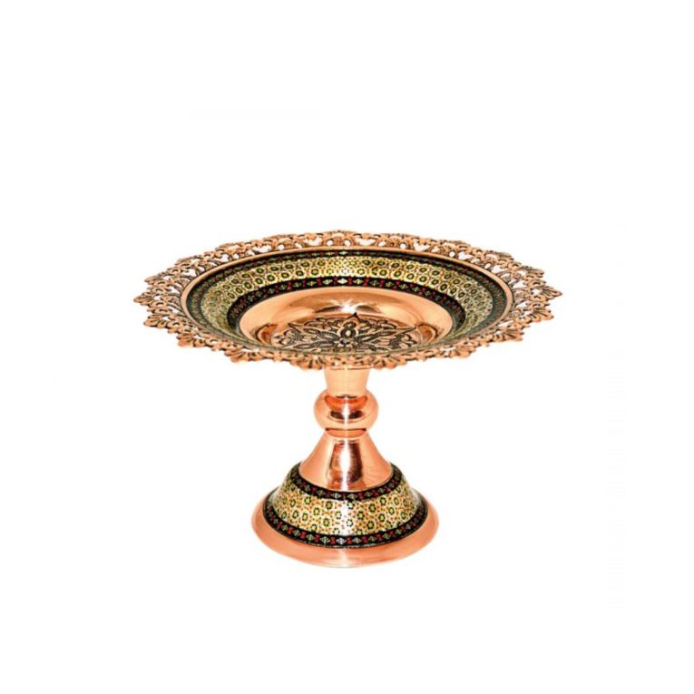 Salam – Copper and Khatam – sweet plate 25 cm