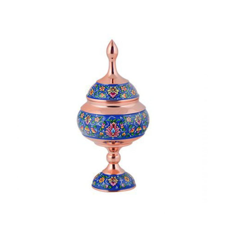 Turkan- Copper and Pardaz – Chocolate jar 22 cm